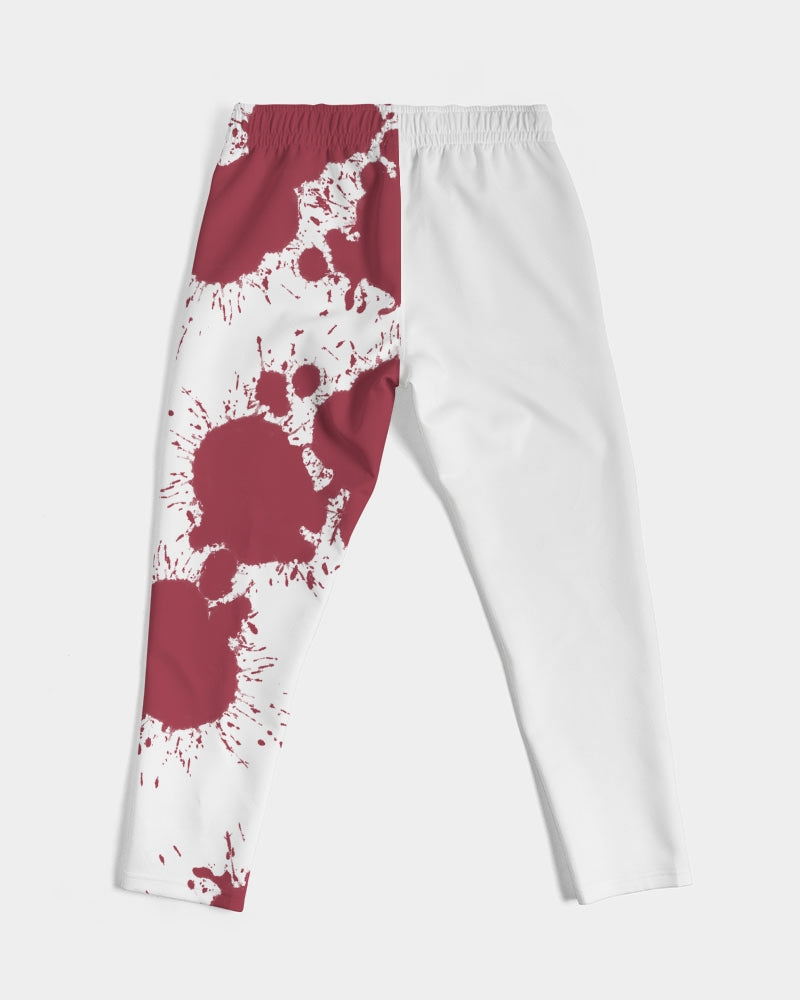 Cardinal 3’s (White/Red Splatter) Men's Joggers