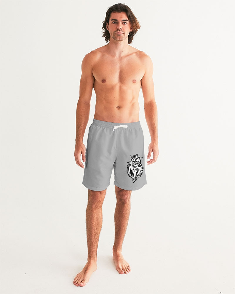 Stealth Grey 1’s & 12’s (Grey) Men's Swim Trunk