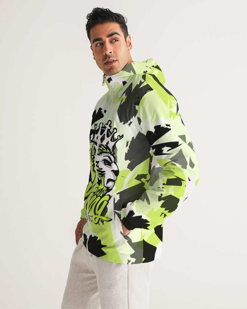 Visionaire Retro 1 High (Green/Multi) Men's Windbreaker