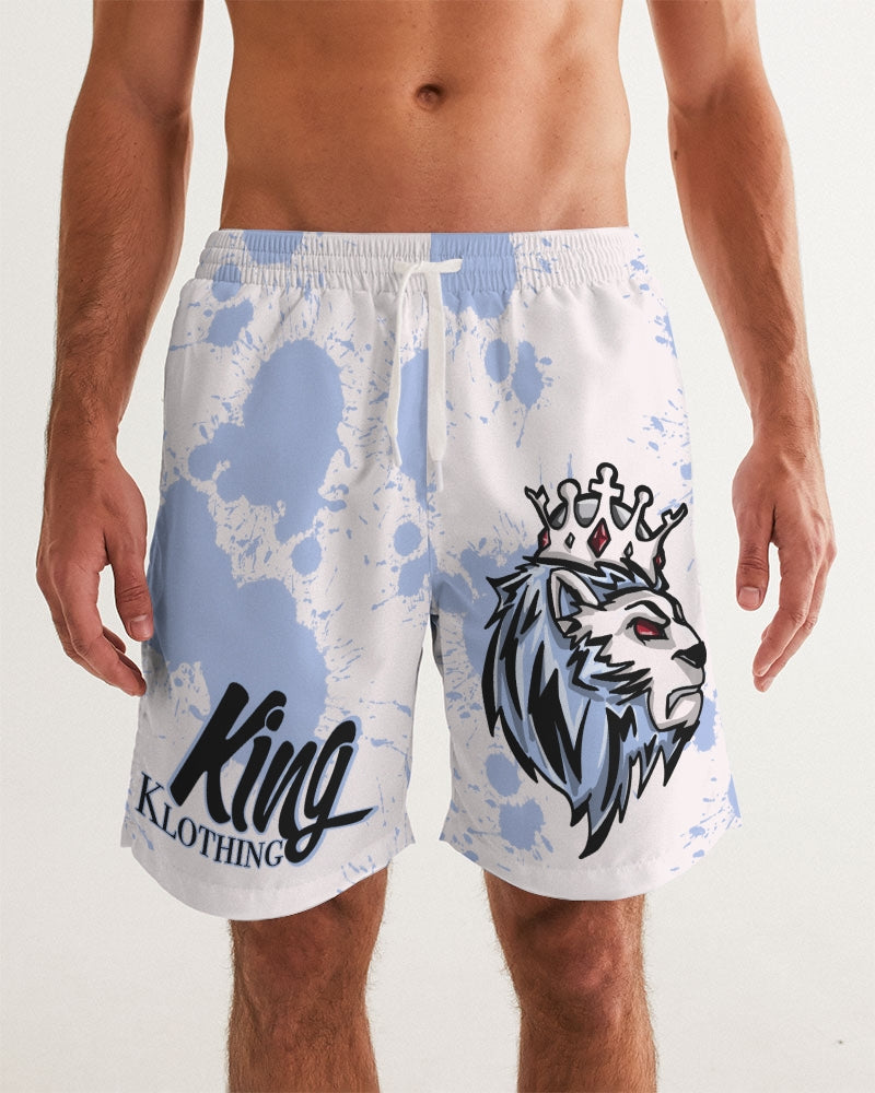 UNC 6’s (White/Blue) Men's Swim Trunk