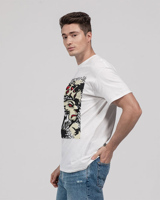 Reimagined 3’s (Elephant print Multi) Unisex Heavy Cotton T-Shirt | Gildan