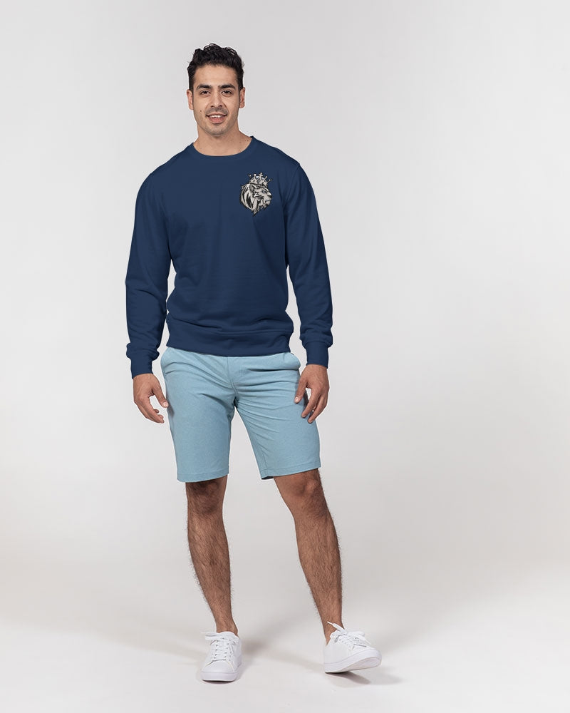 Georgetown 6’s (Georgetown Blue) Men's Classic French Terry Crewneck Pullover