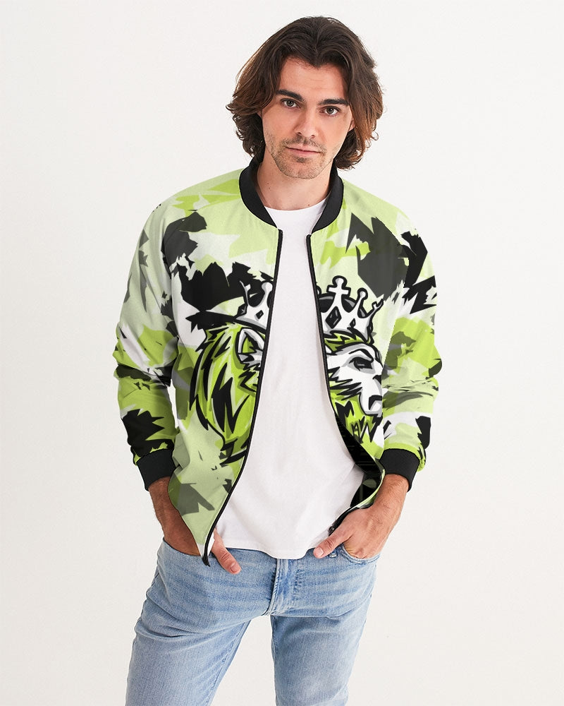 Visionaire Retro 1 High (Green/Multi) Men's Bomber Jacket