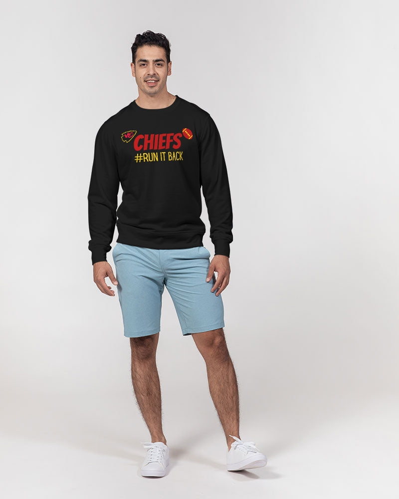 Chiefs (#RUN IT BACK) Men's Classic French Terry Crewneck Pullover