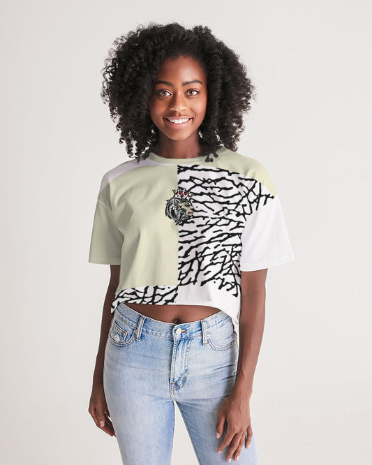 Reimaged 3’s (Square) Women's Lounge Cropped Tee