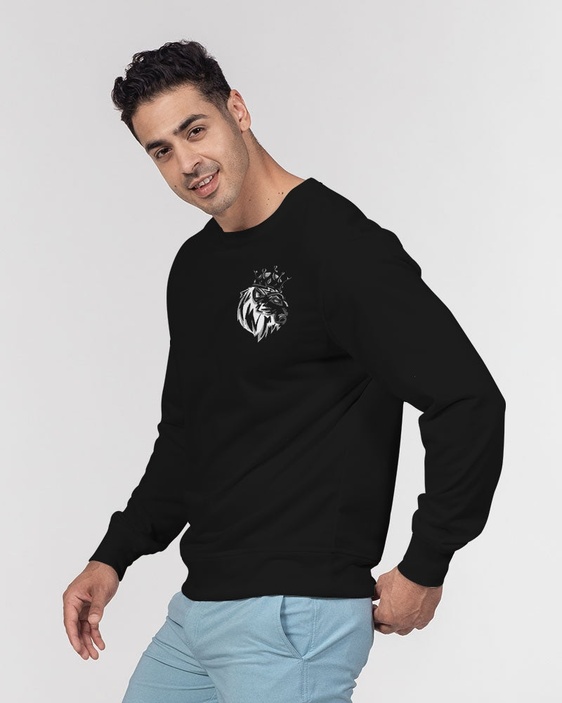 25th anniversary 12’s (Black) Men's Classic French Terry Crewneck Pullover