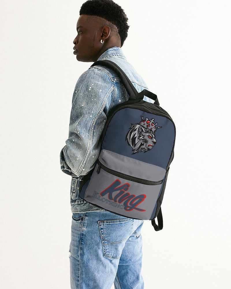 French Blue 13’s (French Blue) Small Canvas Backpack