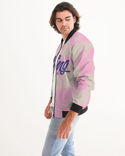 Sapphire 7’s (Pink Splatter) Men's Bomber Jacket