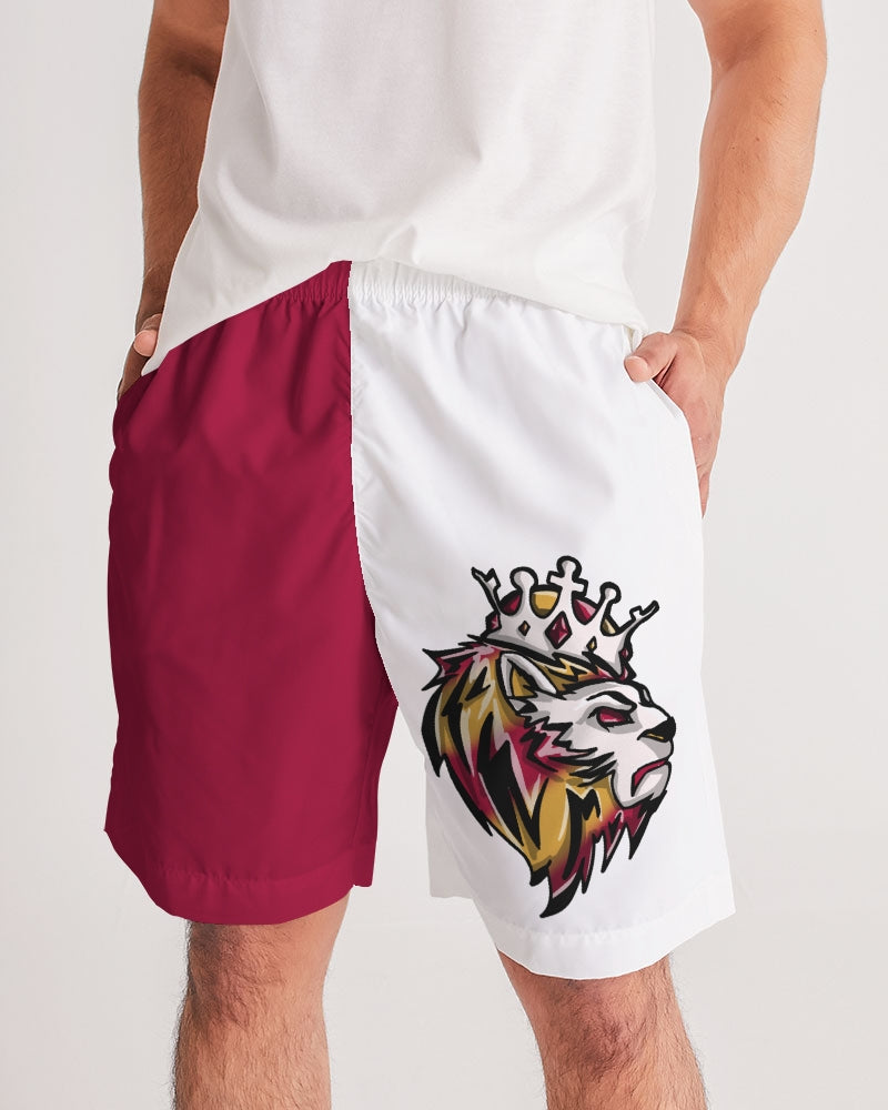 Cardinal 3’s (White) Men's Jogger Shorts