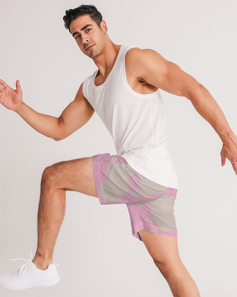 Sapphire 7’s (Pink Splatter) Men's Jogger Shorts