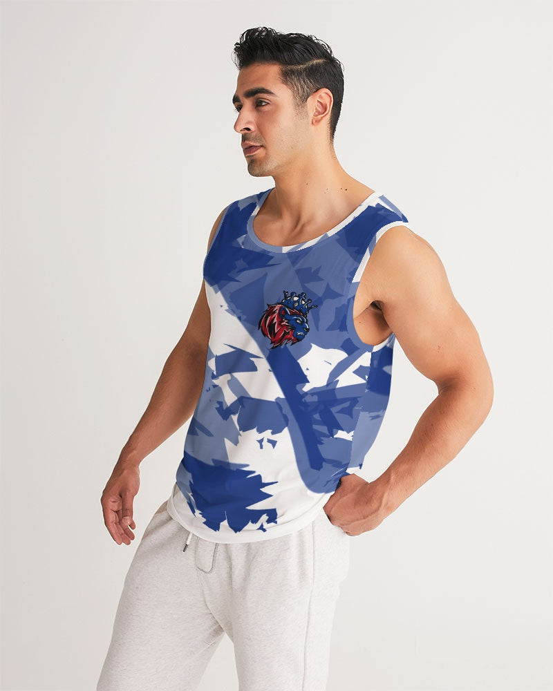 4th of July (Blue/White) Men's Sports Tank