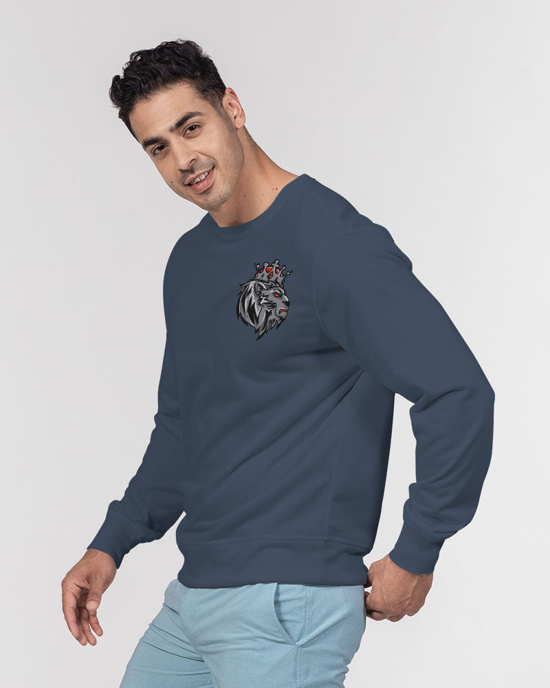 French Blue 13’s (French Blue) Men's Classic French Terry Crewneck Pullover