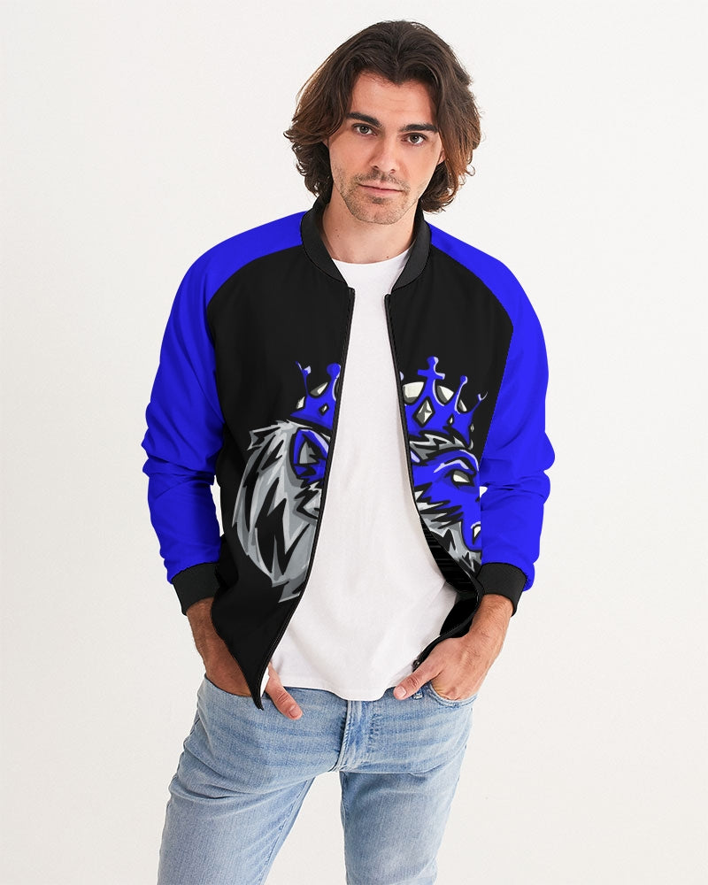 Racer Blue 5’s (Black) Men's Bomber Jacket