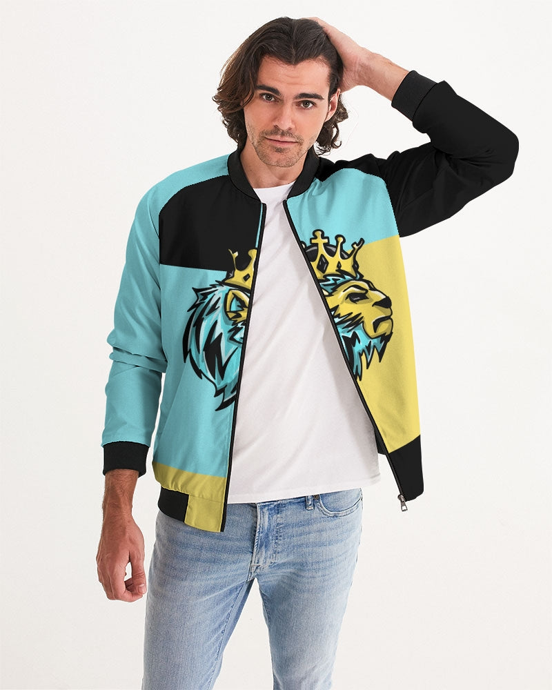 Aqua 5’s (Square) Men's Bomber Jacket