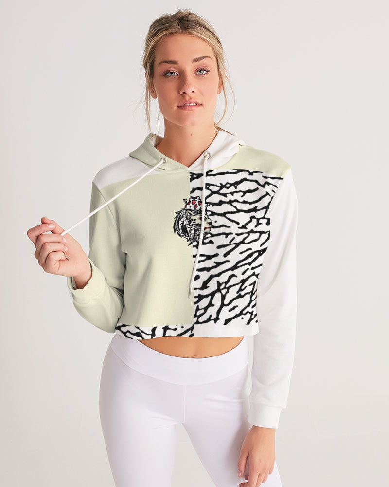 Reimaged 3’s (Square) Women's Cropped Hoodie