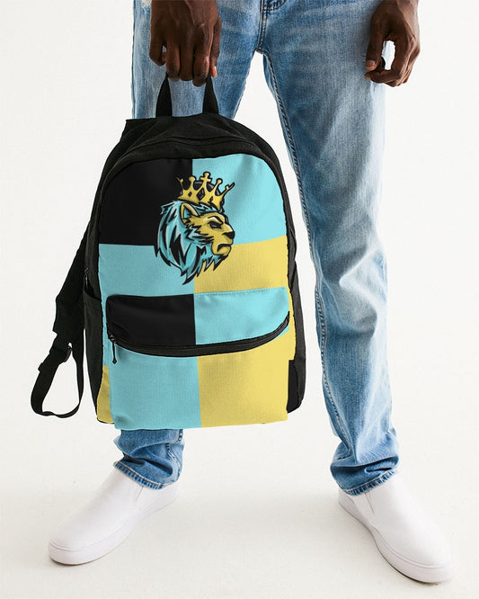 Aqua 5’s (Square) Small Canvas Backpack