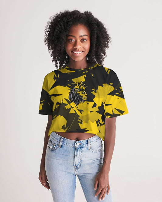 Thunder 4’s (Multi) Women's Lounge Cropped Tee