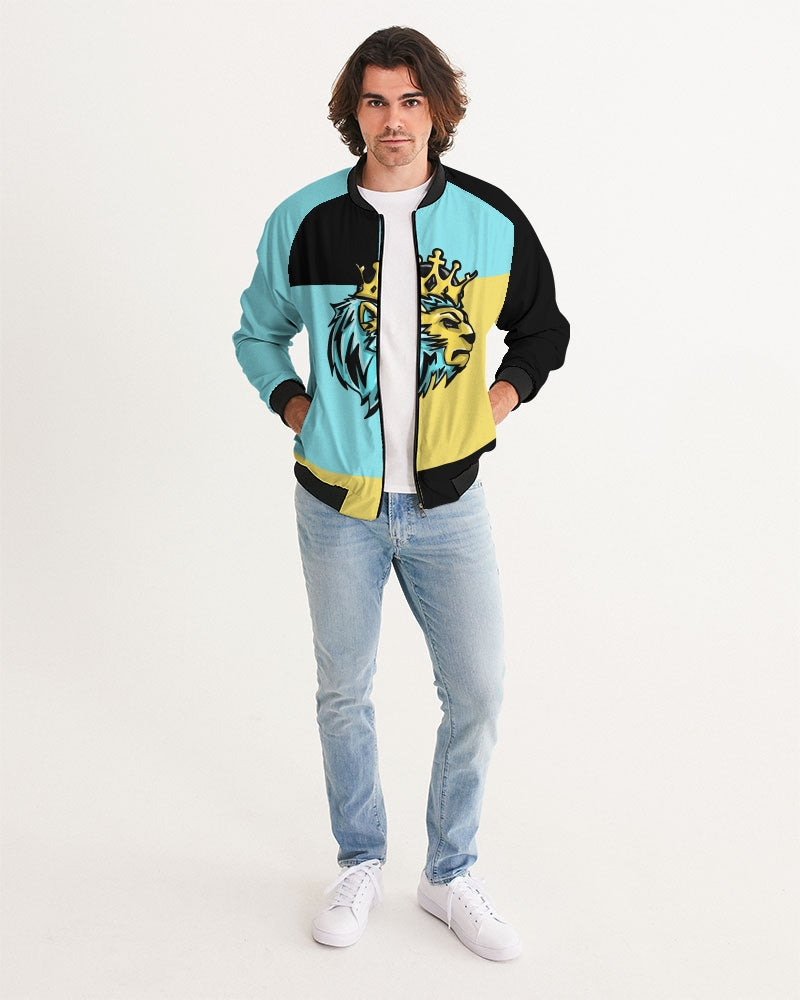 Aqua 5’s (Square) Men's Bomber Jacket