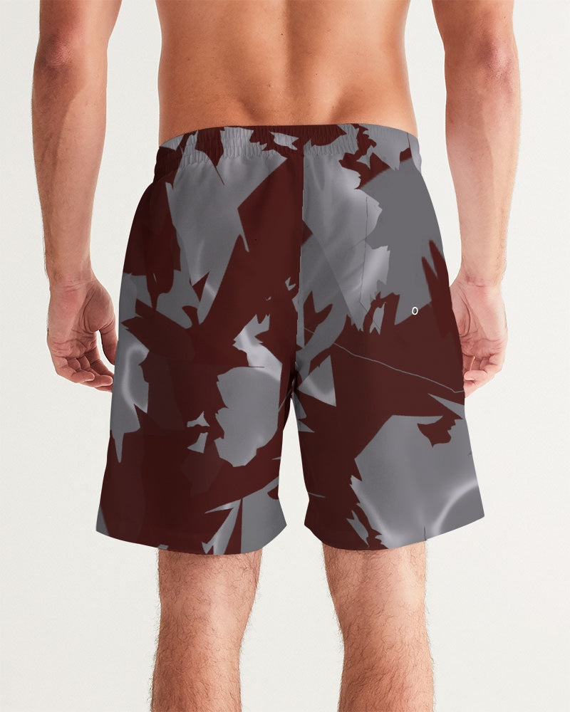 Burgundy 5’s (Multi) Men's Swim Trunk