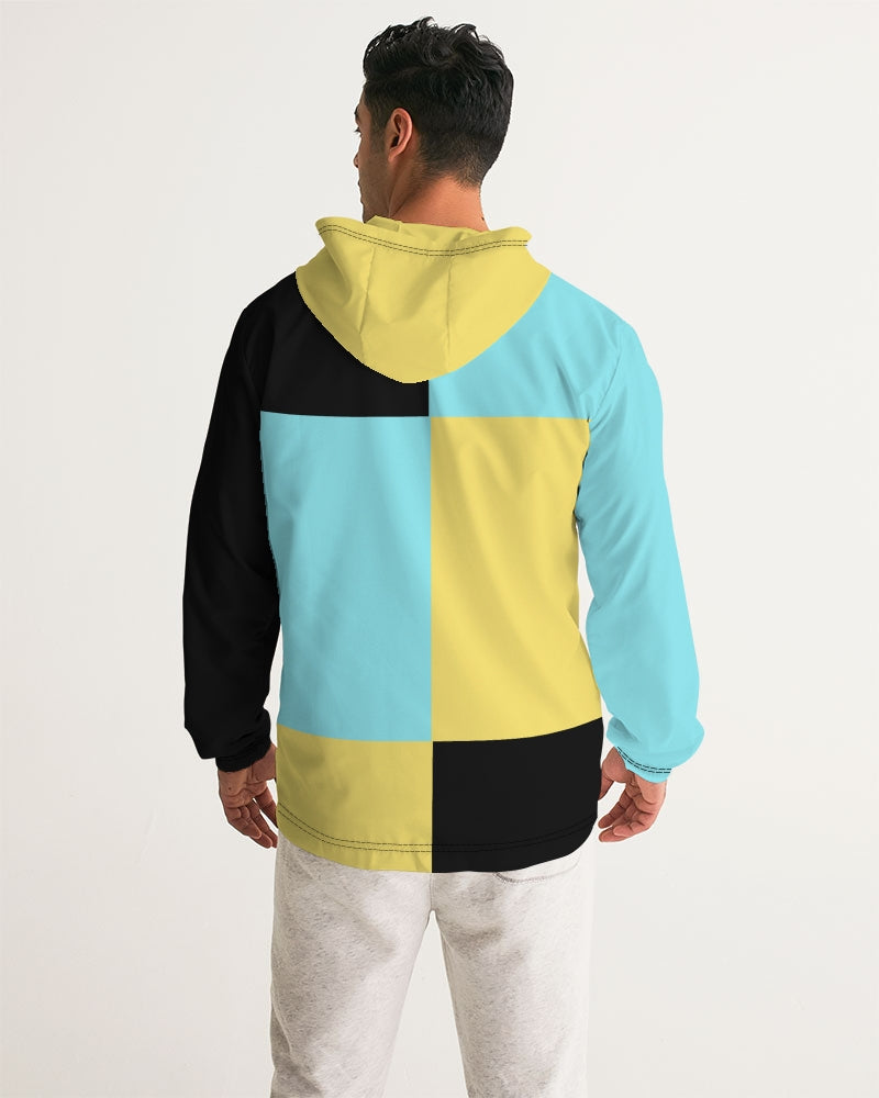 Aqua 5’s (Square) Men's Windbreaker