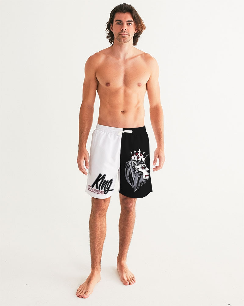 Playoff 12’s (Black) Men's Swim Trunk