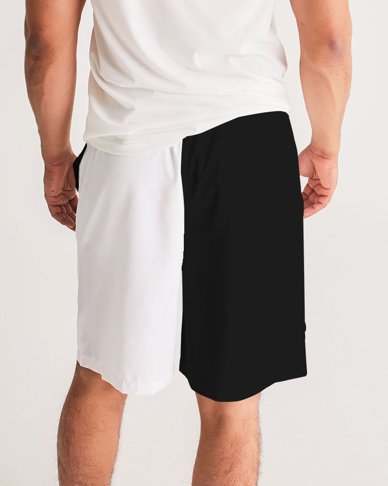 Playoff 12’s (White) Men's Jogger Shorts