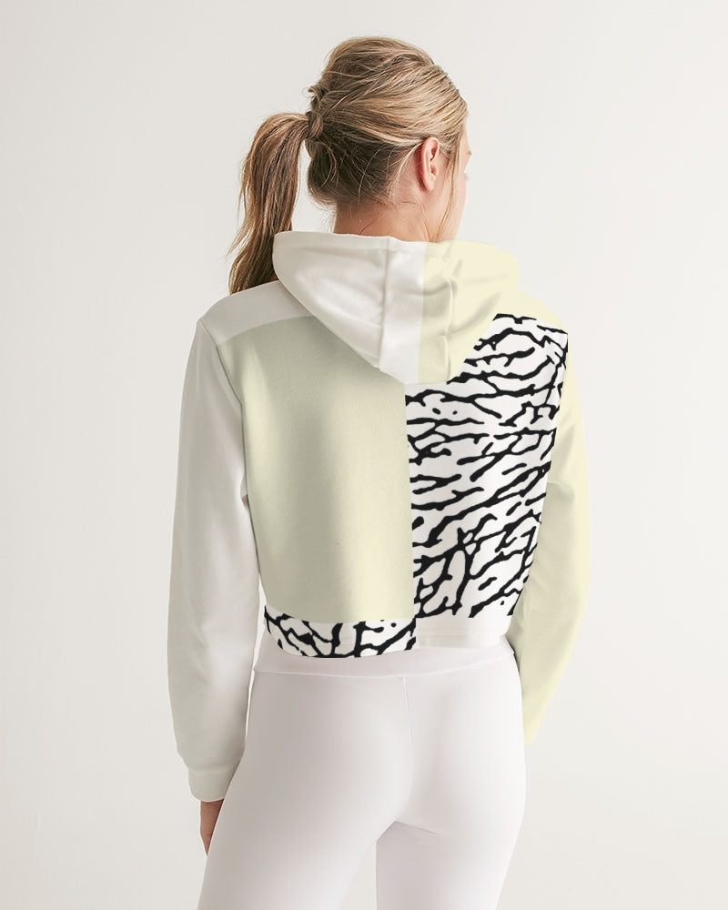 Reimaged 3’s (Square) Women's Cropped Hoodie