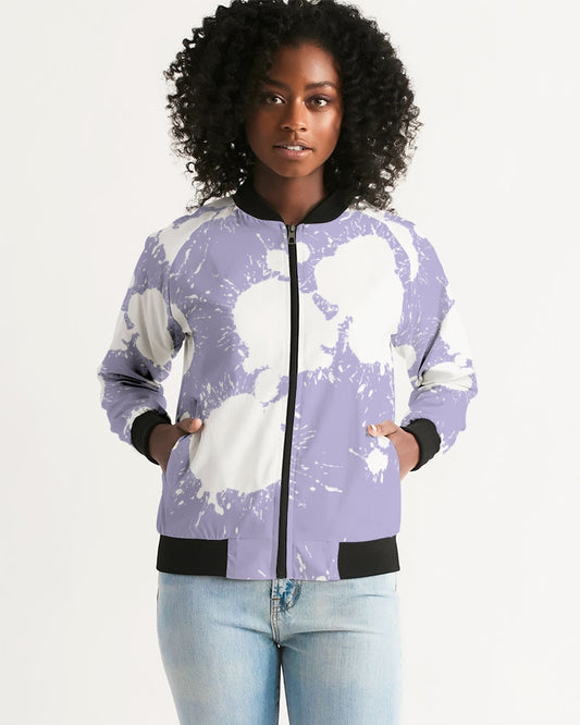 Pure Violet 11’s Low (Purple/W) Women's Bomber Jacket