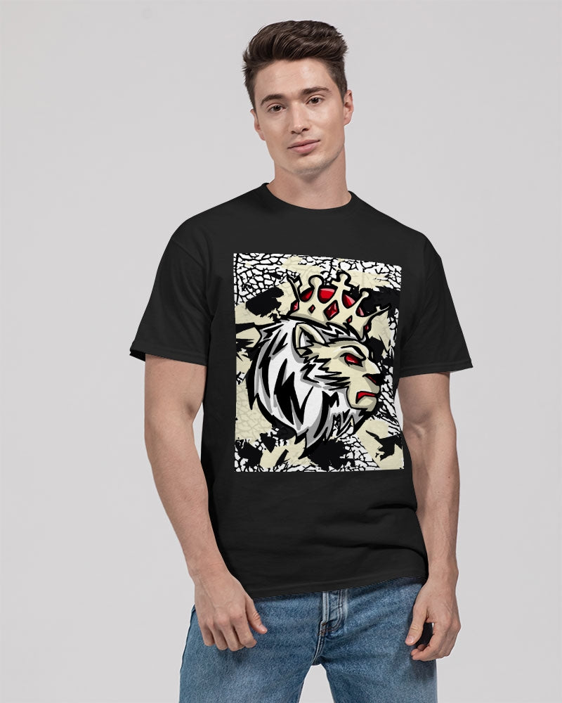 Reimagined 3’s (Elephant print Multi) Unisex Heavy Cotton T-Shirt | Gildan