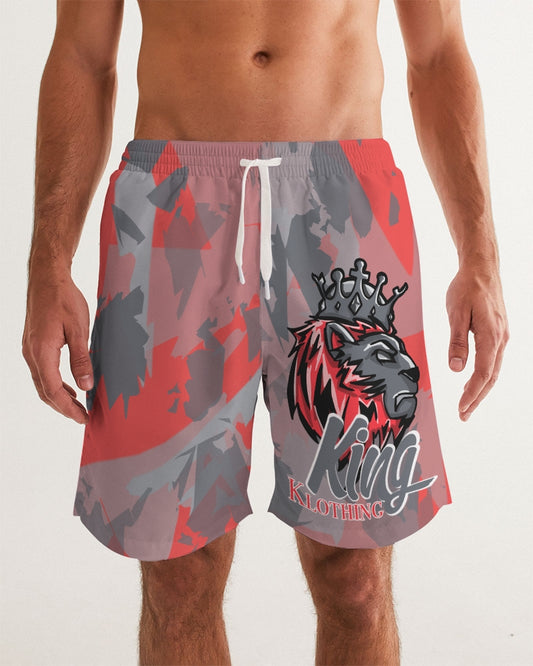 Infrared 4’s (Infrared Multi) Men's Swim Trunk