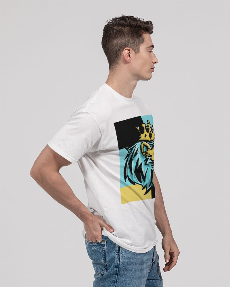 Aqua 5’s (Square) Unisex Heavy Cotton T-Shirt | Gildan