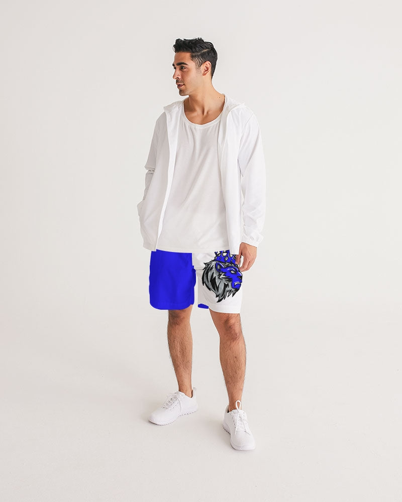 Racer Blue 5’s (White) Men's Jogger Shorts