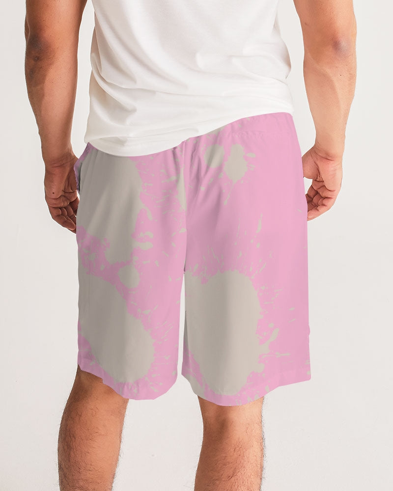 Sapphire 7’s (Pink Splatter) Men's Jogger Shorts