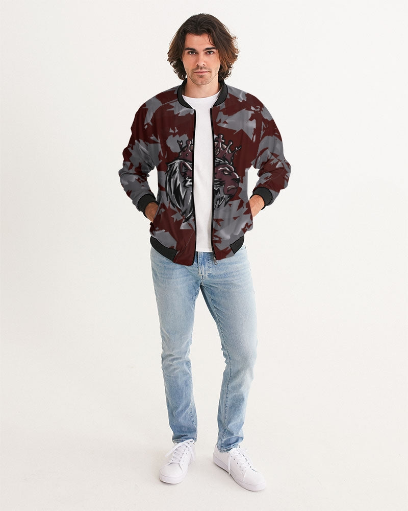 Burgundy 5’s (Multi) Men's Bomber Jacket