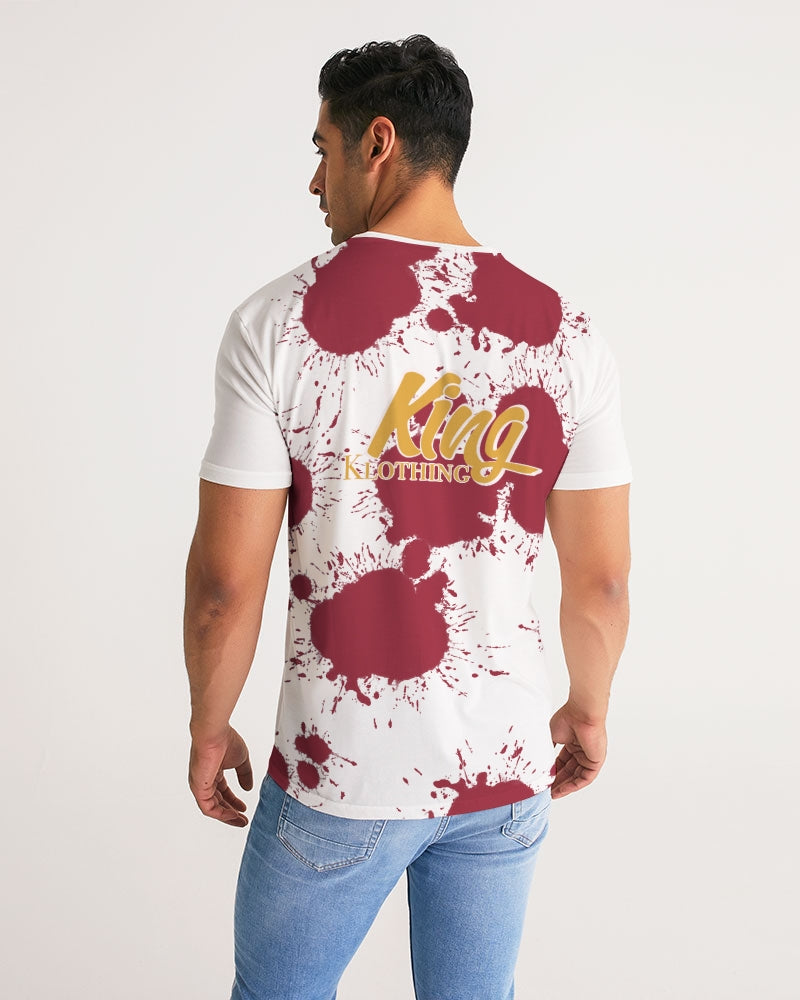 Cardinal 3’s (White/Red Splatter) Men's Tee