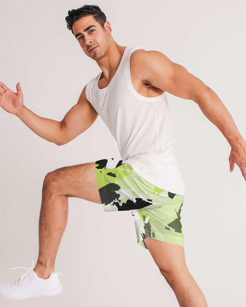 Visionaire Retro 1 High (Green/Multi) Men's Jogger Shorts