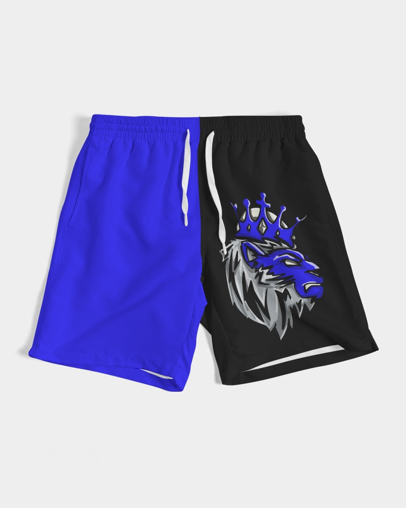 Racer Blue 5’s (Black) Men's Swim Trunk