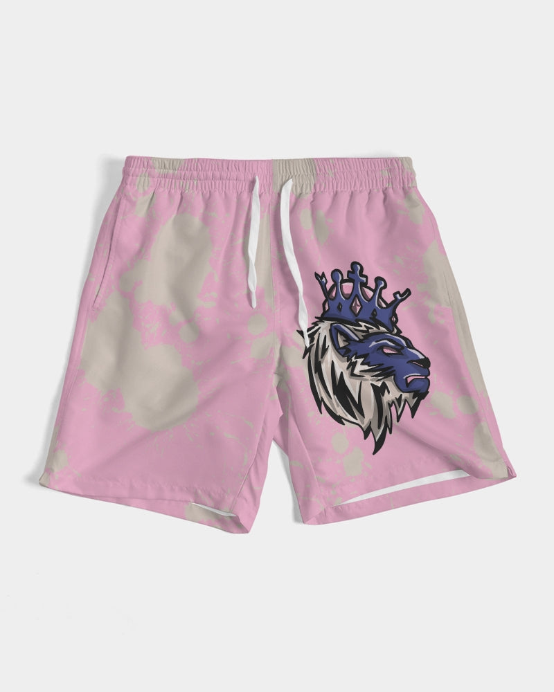 Sapphire 7’s (Pink Splatter) Men's Swim Trunk