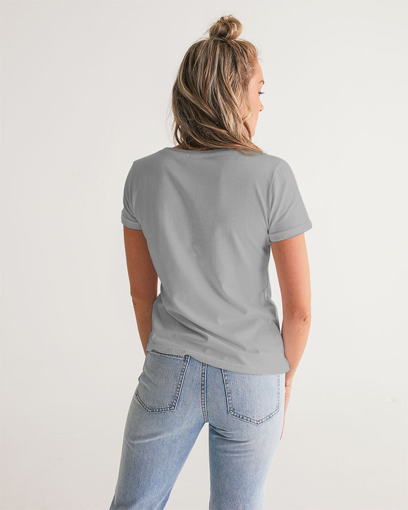 Stealth Grey 1’s & 12’s (Grey) Women's V-Neck Tee