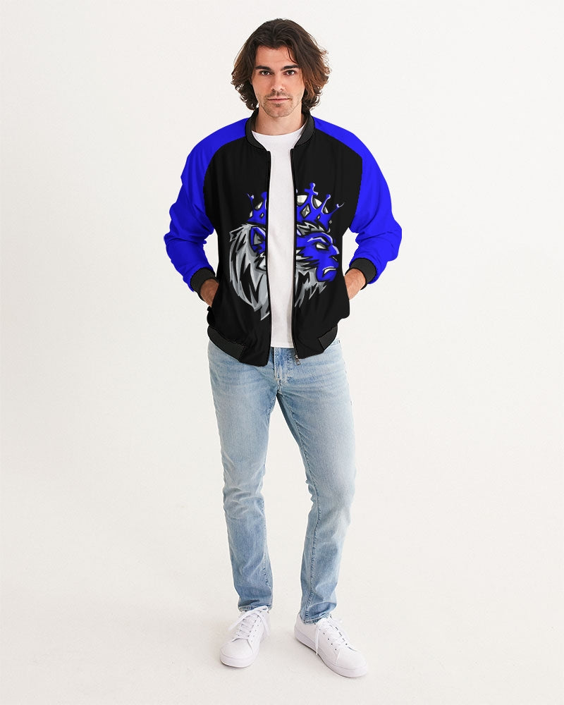 Racer Blue 5’s (Black) Men's Bomber Jacket