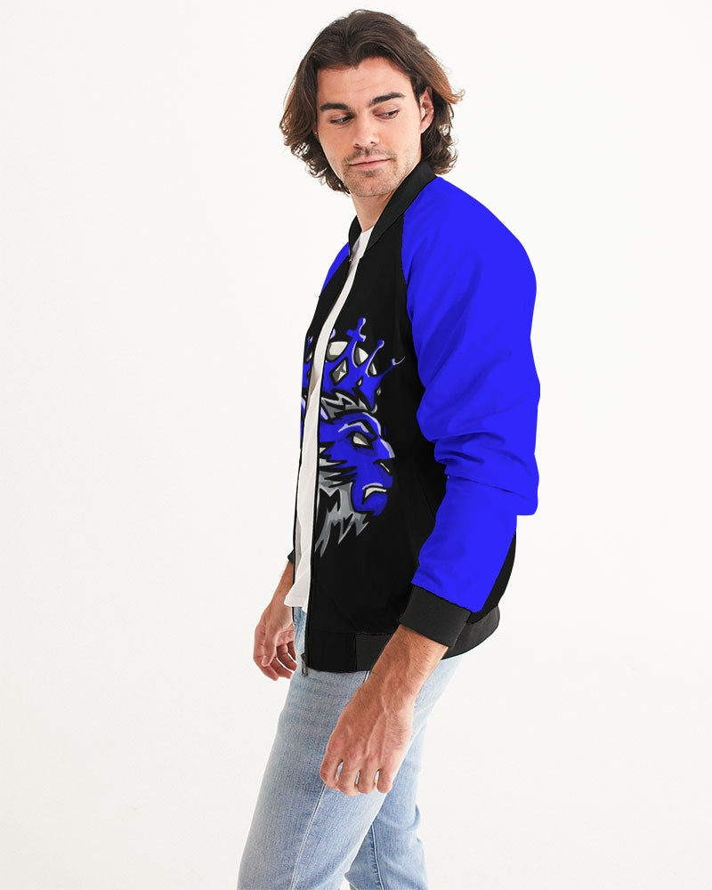 Racer Blue 5’s (Black) Men's Bomber Jacket