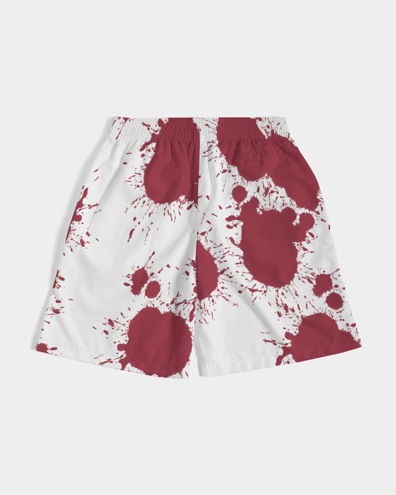 Cardinal 3’s (White/Red Splatter) Men's Jogger Shorts