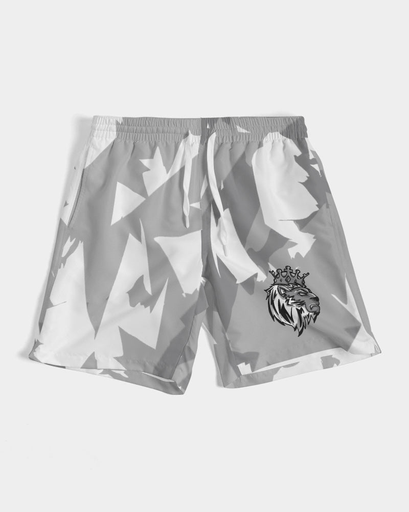 Stealth Grey 1’s and 12’s (Grey Multi) Men's Swim Trunk