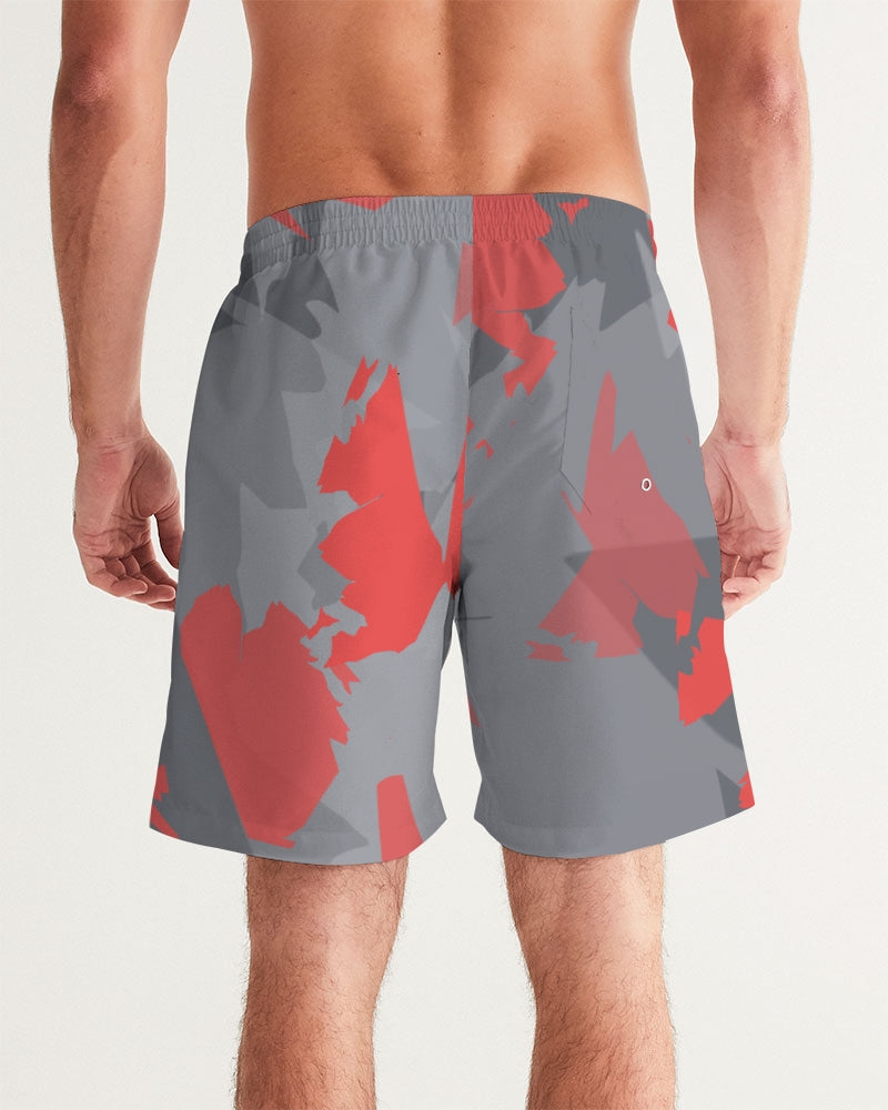 Infrared 4’s (Dark Grey/Multi) Men's Swim Trunk