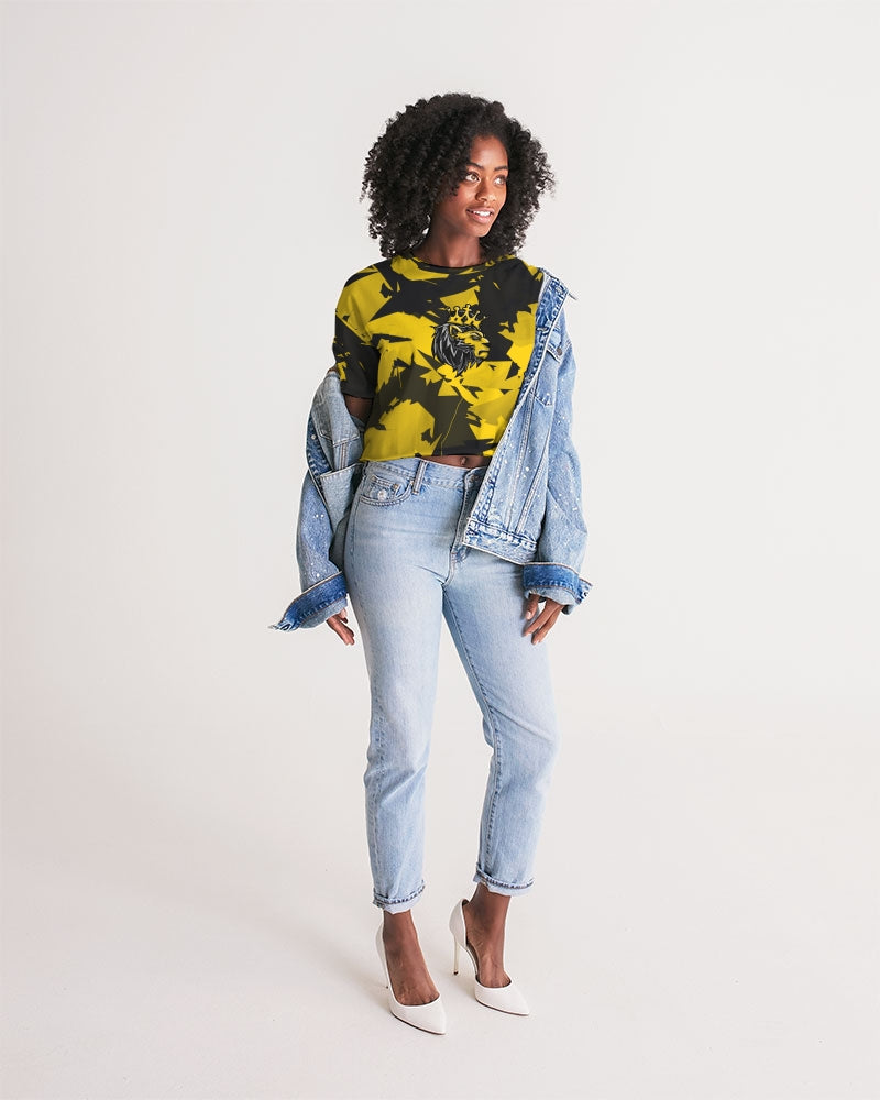 Thunder 4’s (Multi) Women's Lounge Cropped Tee