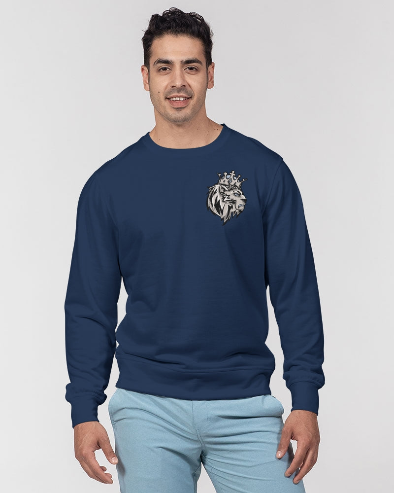 Georgetown 6’s (Georgetown Blue) Men's Classic French Terry Crewneck Pullover