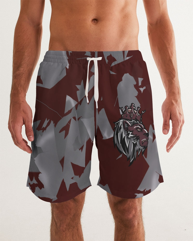 Burgundy 5’s (Multi) Men's Swim Trunk