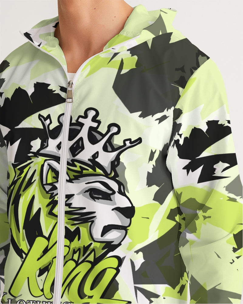 Visionaire Retro 1 High (Green/Multi) Men's Windbreaker