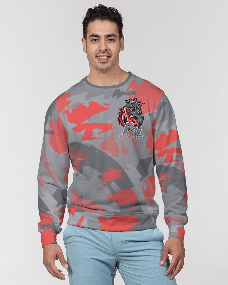 Infrared 4’s (Dark Grey/Multi) Men's Classic French Terry Crewneck Pullover