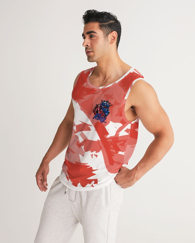 4th of July (Red/White) Men's Sports Tank